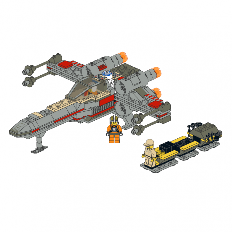 lego 7140 parts list