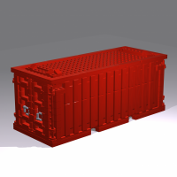 20ft Container - Red
