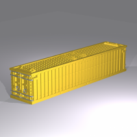 40ft Container - Yellow