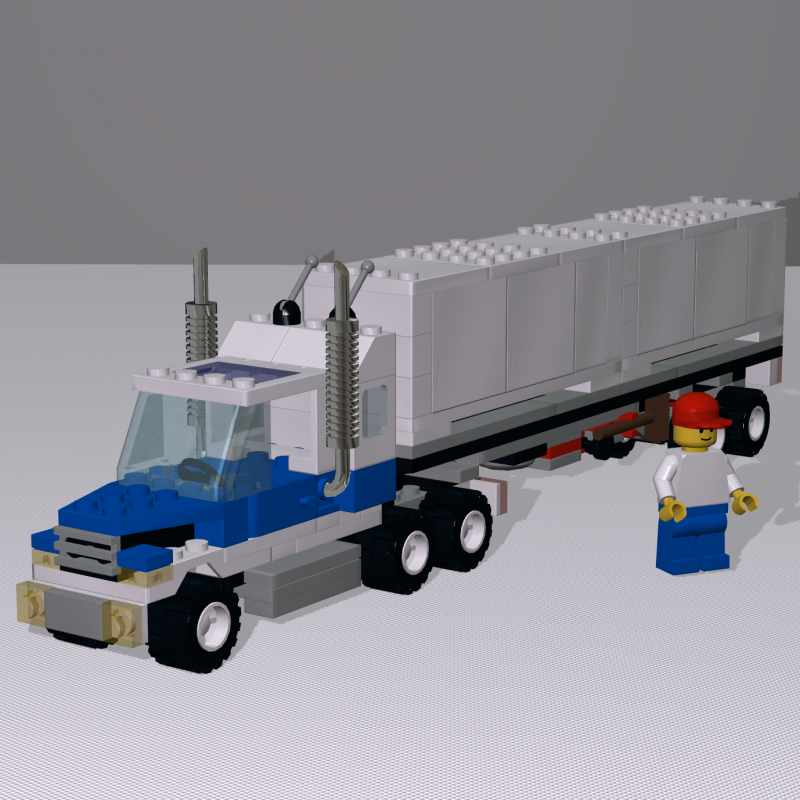 Building instructions for LEGO set number 2149 - Container Lorry