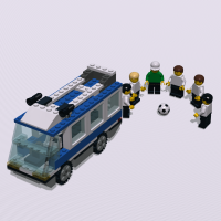Blue  Team Bus