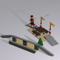 Skateboard Street Park