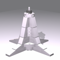 Stand for P-38 - White