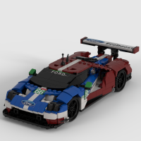 2018 #66 Ford GT LMGTE PRO - Dark Red