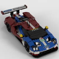 2018 #69 Ford GT LMGTE PRO - Dark Red