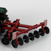 Disc Harrow for Claas Xerion and John Deere 6130R Tractors