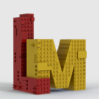 3D Logo from the LEGO Masters TV Show